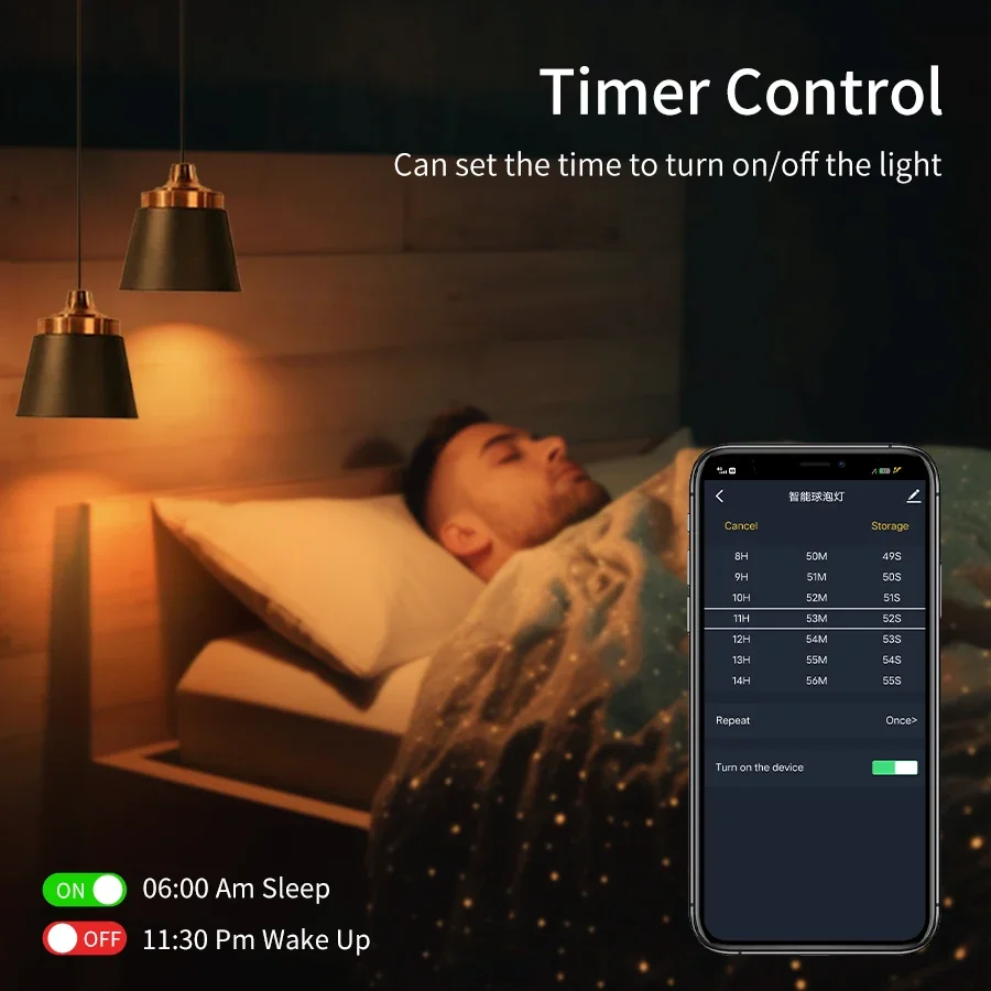 Imagem -05 - Lâmpadas Led Smart Wifi Lâmpada Regulável Controle de Voz Funciona com Alexa Google Assistente Gu10 ac 85265v 5w 7w 9w