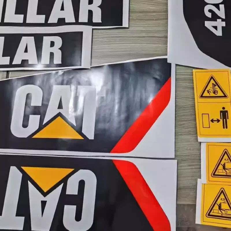 

For Caterpillar 428 Backhoe Loader stickers Replacement Decal Set