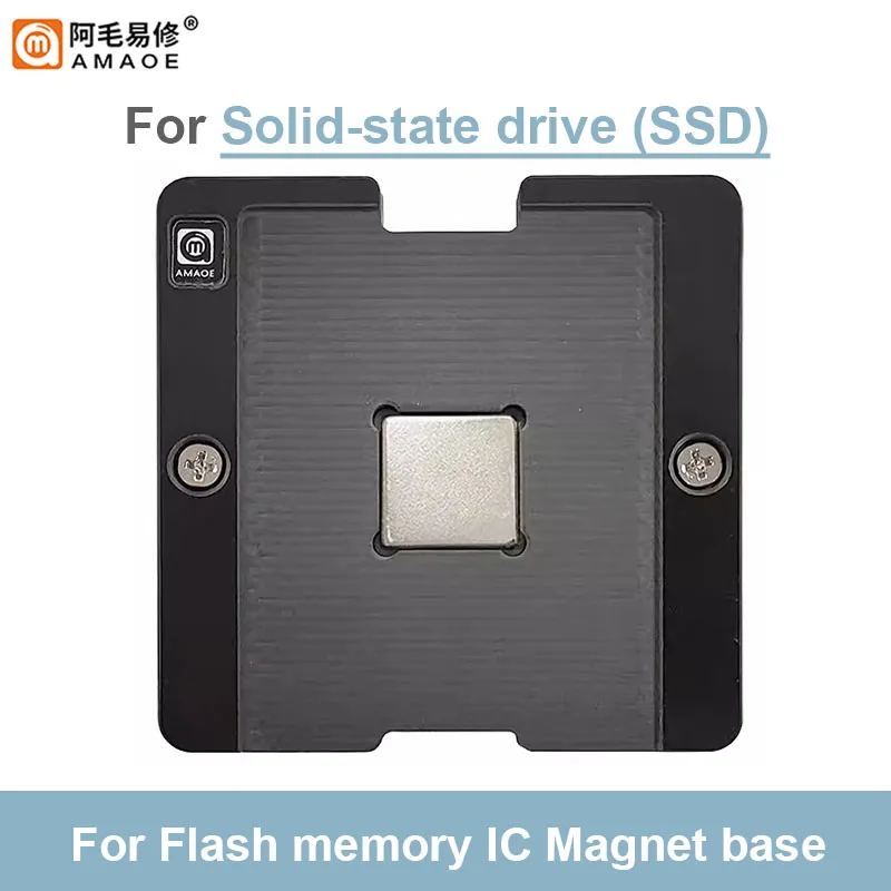 AMAOE BGA132 Zestaw siatki lutowniczej do dysków SSD USB Flash BGA132 BGA152 Flash Chip IC Naprawa magnetycznej platformy cyny do sadzenia