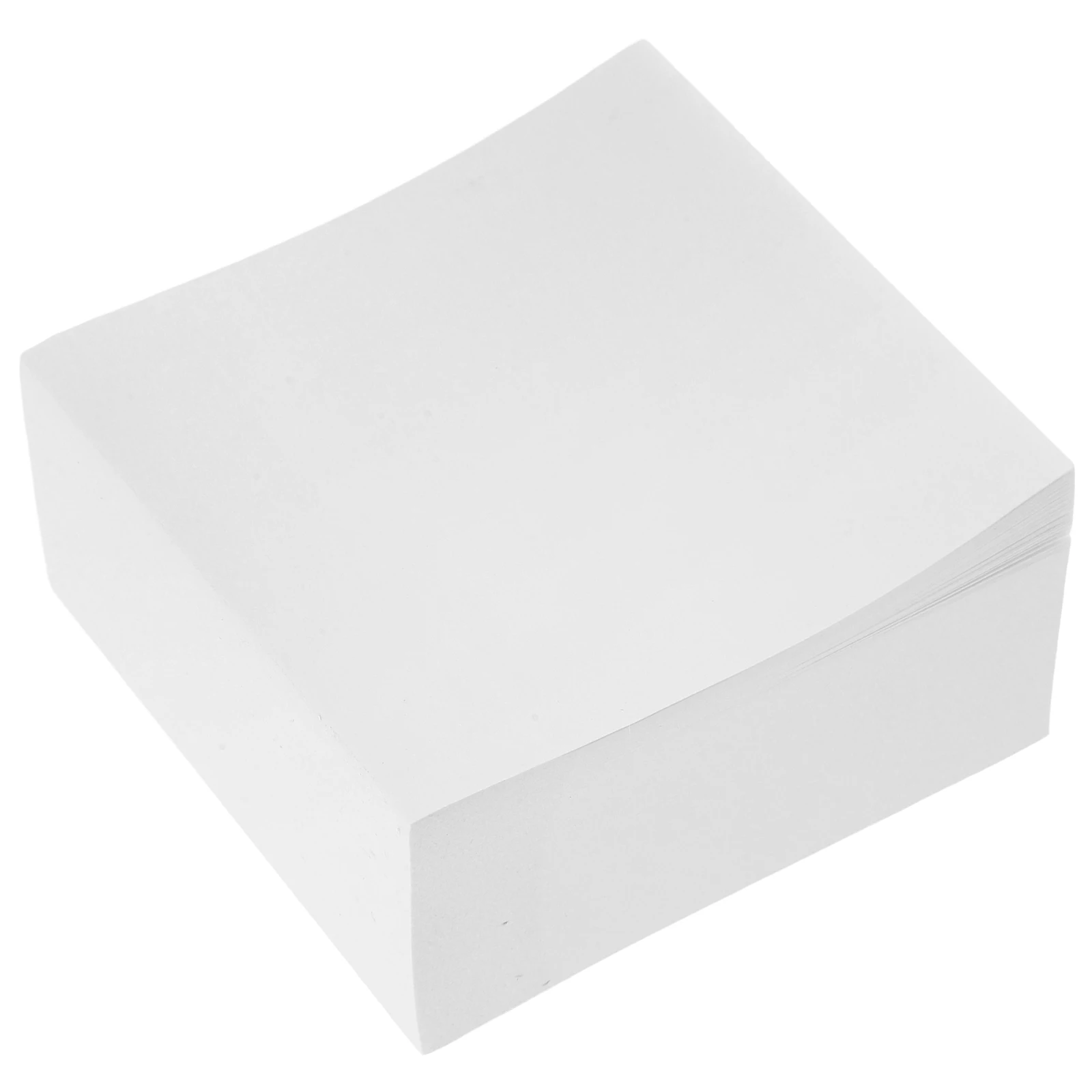 400Pcs Blank Memo Cube Non-Sticky Square Note Pads for Office School Home Writing Lists Reminder Sheets Memo Cube