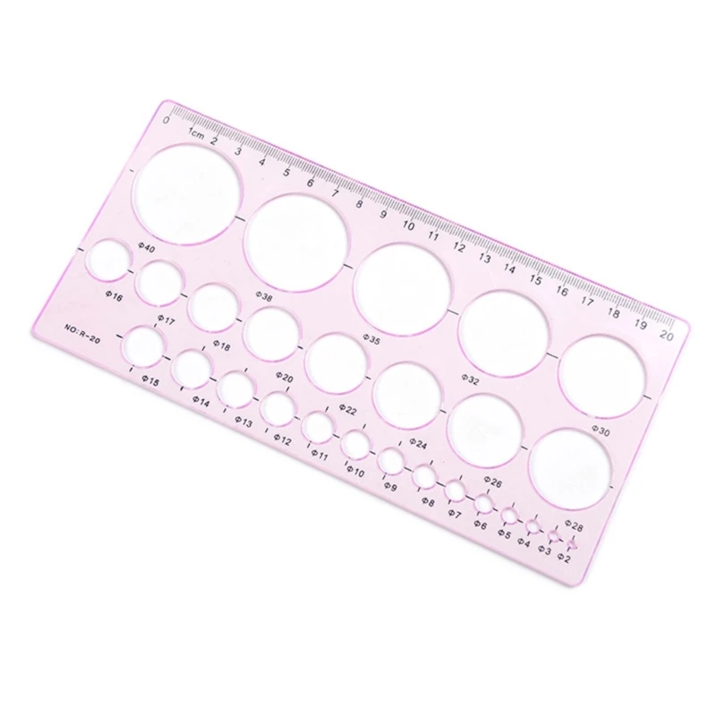 67JC Nipple Ruler Nipple Measuring Card Breast Flange Circle Ruler Sizing Ruler