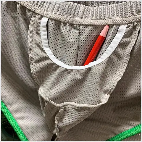 Herr Extreme Mesh Shorts med Stora Slitsar i Sidorna 10 best sales herrshorts med sidoslit - №2