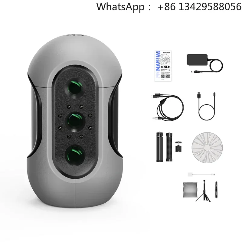 

3DMAKERPRO Mole Luxury Scanner 0.02mm Accuracy 0.07mm Resolution 190g Lightweight Scanning Machine
