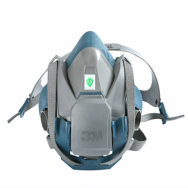 3M 6502QL Silicone Dust Gas Mask with Quick Buckle Half Mask Cover Stain & Oil Resistant Labor Protection Product