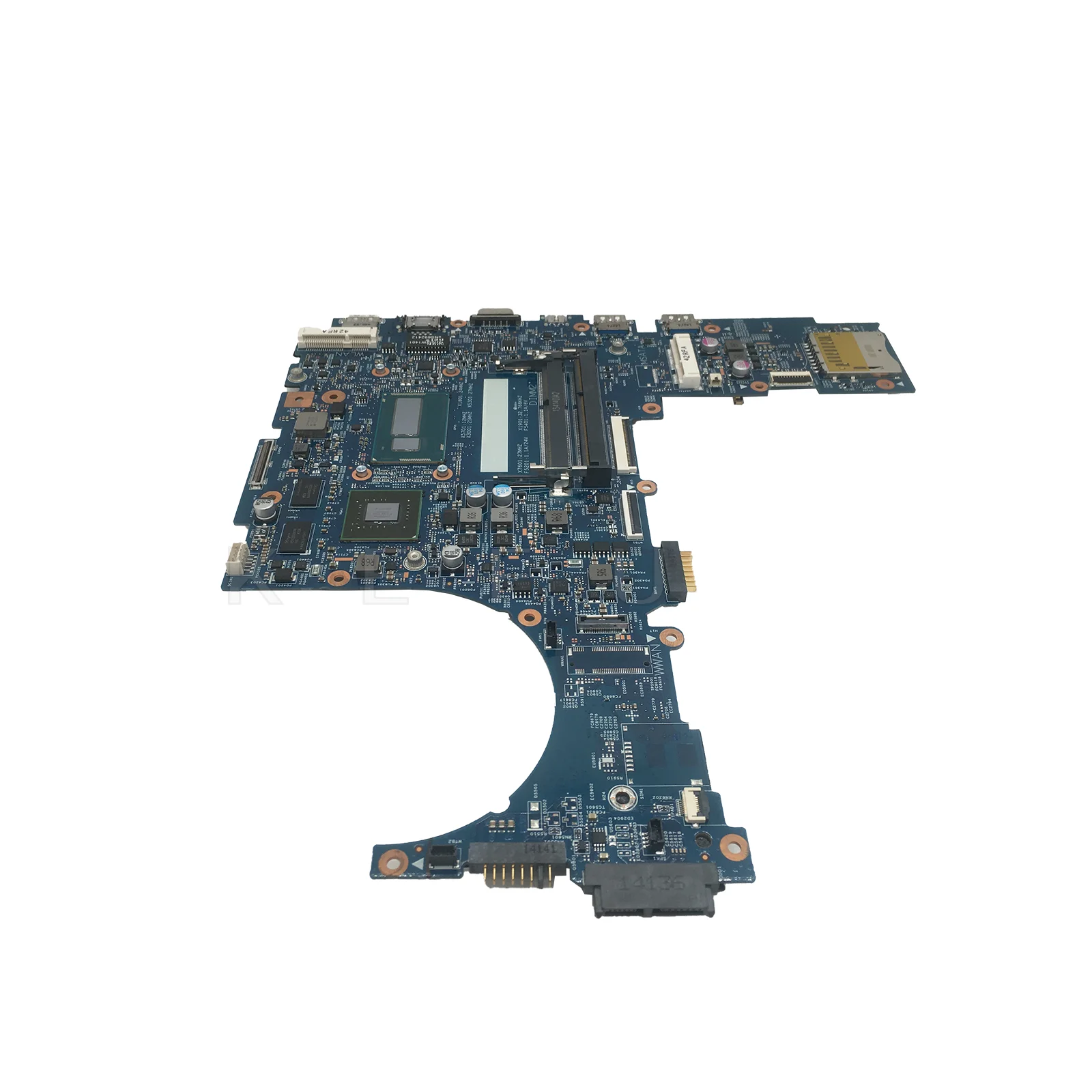 Imagem -05 - Placa-mãe para Laptop Asus Pro B551la Ddr3 i5 i7 i3 i5 i7 Uma Gt840m Mainboard Ddr3