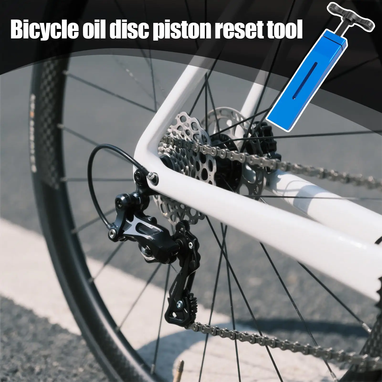 

Brake Piston Tool For Bike Bike Hydraulic Brake Piston Press Tool Precision Reset Wrench Maintenance Accessories For Care