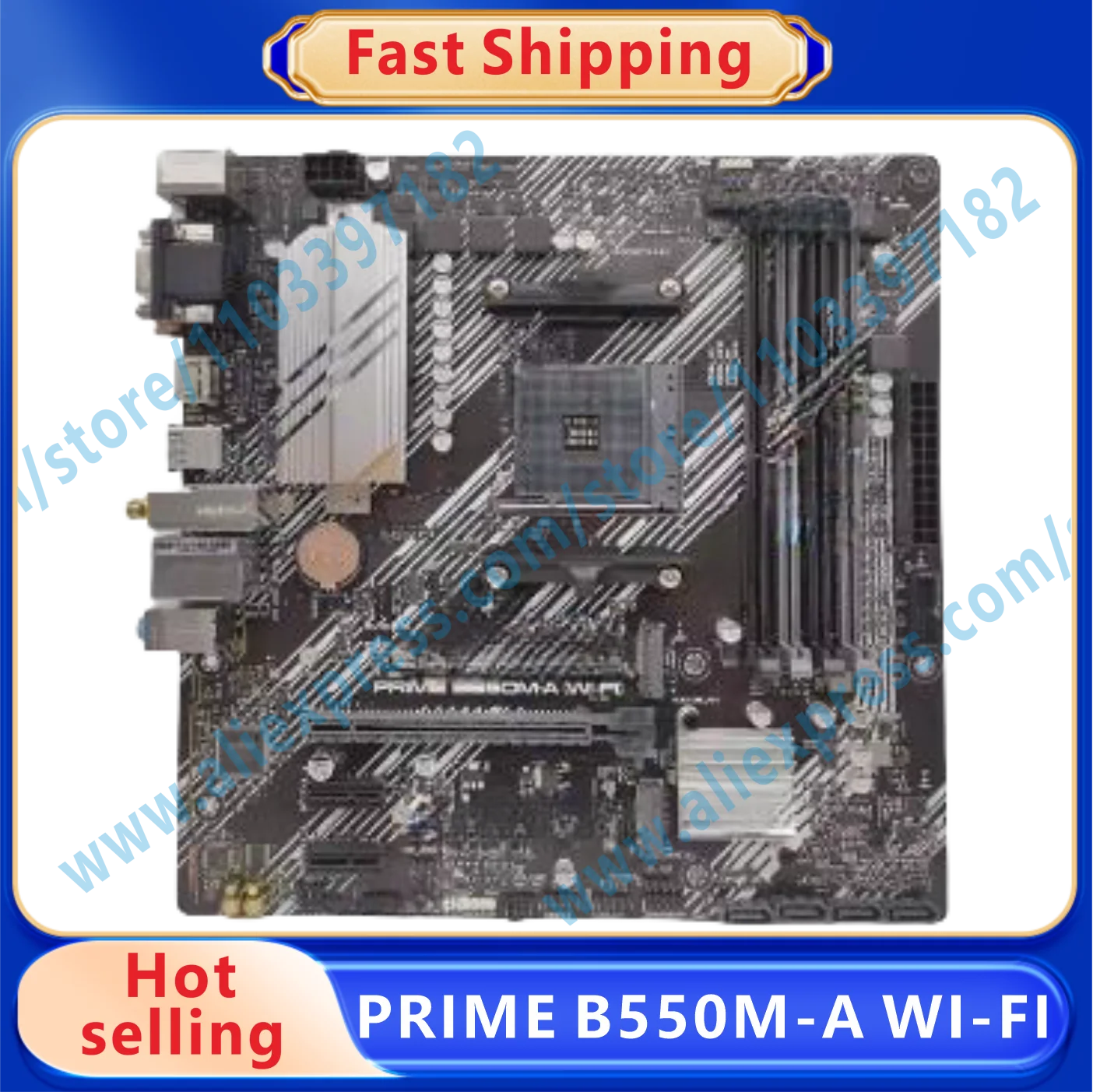 PRIME B550M-A WI-FI AMD B550 AM4 PCI-E 4.0 DDR4 M.2 SATA III