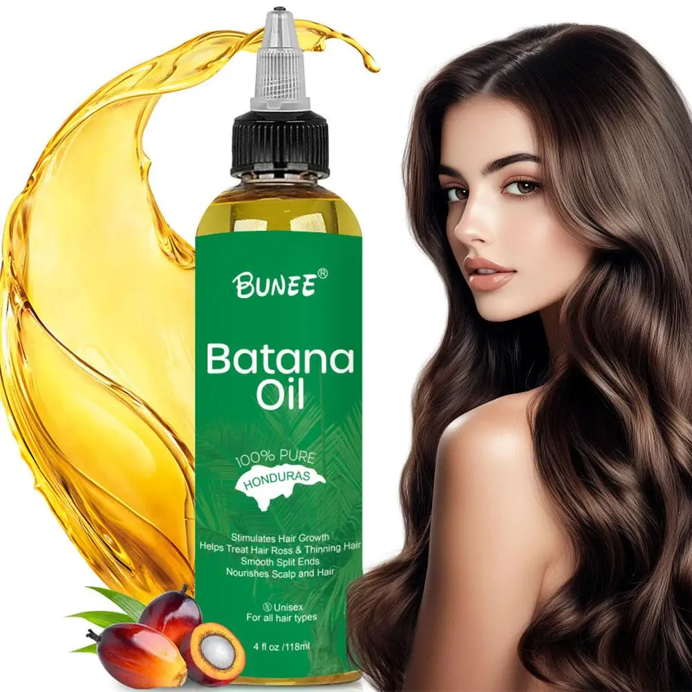 Batana Hair Care Essential Oil Repair Hair Root Moisturize Nourishing Strengthen ปรับปรุง Split Smooth Hair Care Oil