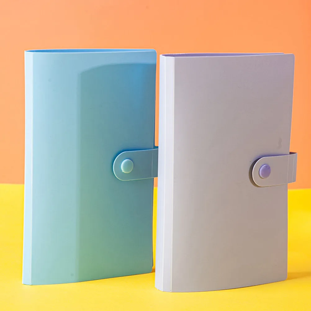 2Pcs Paper Money Collection Book Album Transparent Pocket Banknote Holder Currency Organizer Coin Storage Display Case