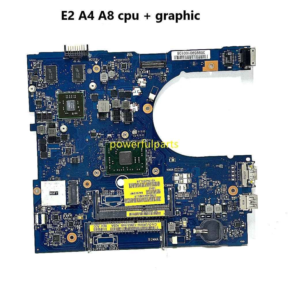 

For DELL Inspiron 15 5555 5455 Motherboard AAL12 LA-C142P E2 A4 A8 Cpu And Graphic On-Board 0PDGN4 0VJRMW Working Good