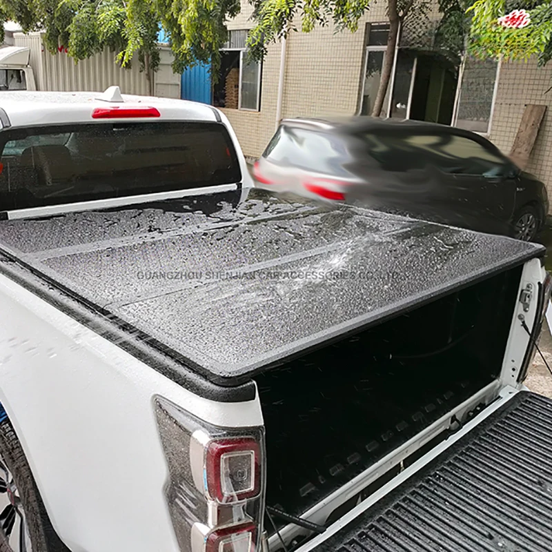 Hard Durable Tri Fold Pickup Truck Bed Cover Universal Truck Exterior Modification Accessories