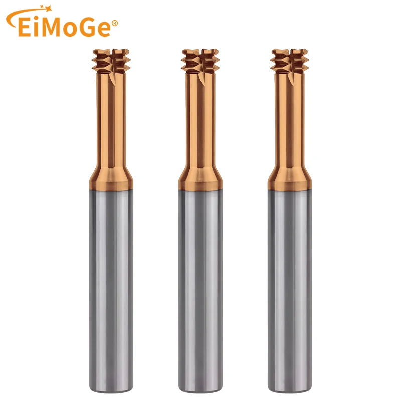 EiMoGe No Need Drill Holes Composite Integrated Thread Milling Cutter CNC Machine Solid M3-12 For Steel