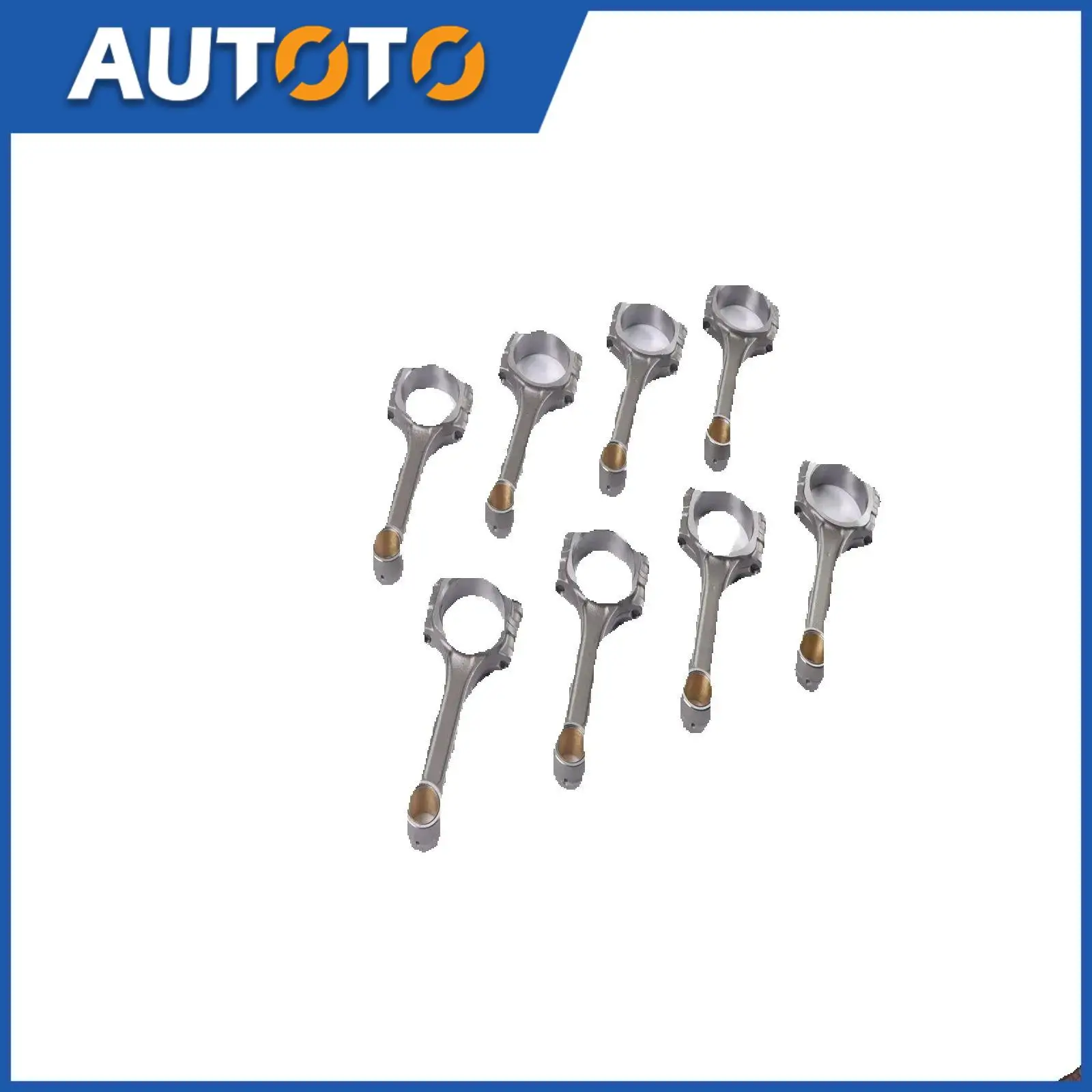 

PCE274.1003 Шатуны 5,700 дюйма, диаметр 2,100 дюйма для Chevy SBC 350 V8 1967-1980 гг., набор из 8 шт.