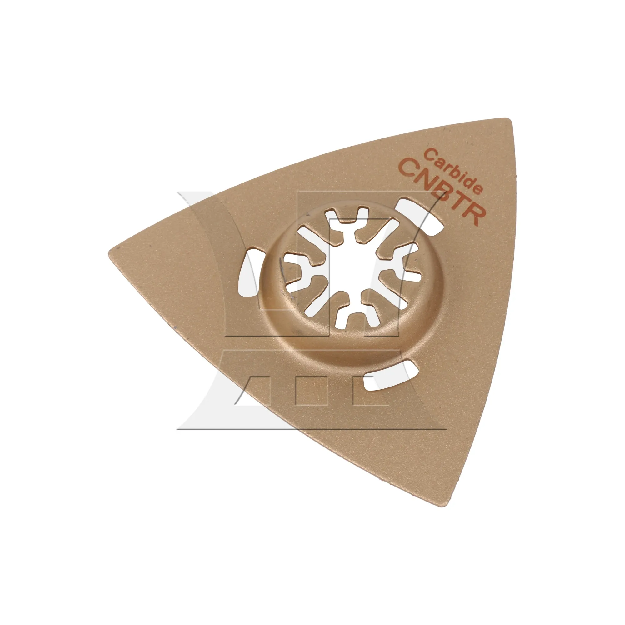 CNBTR 8cm Oscillating Triangle Carbide Rasp Yellow