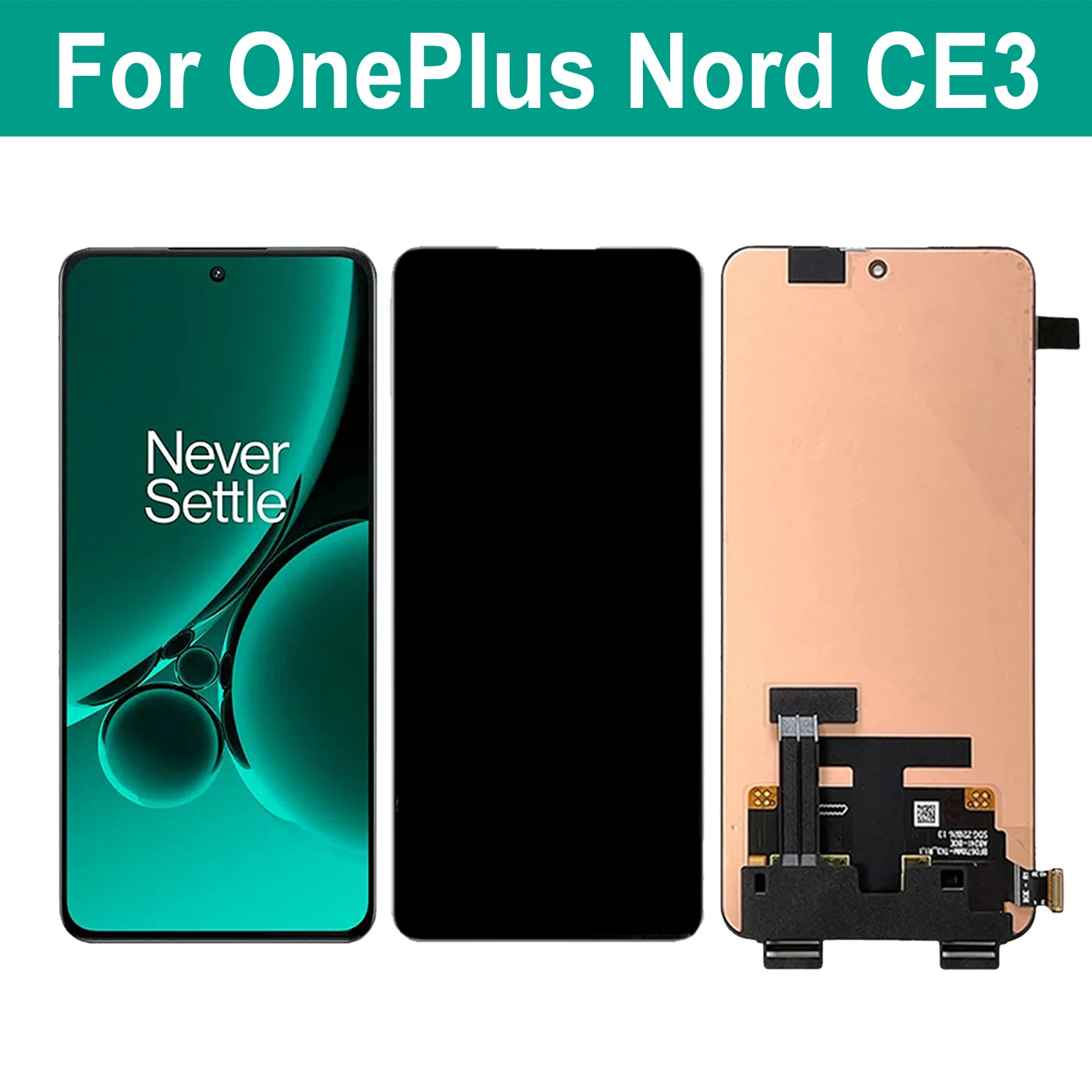 

AMOLED Original 6.7'' For OnePlus Nord CE3 CE 3 LCD Display Touch Screen Digitizer Assembly