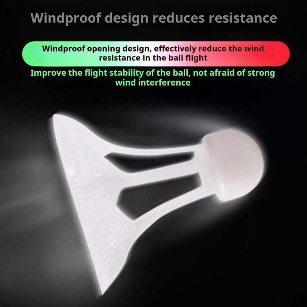 

2 шт. воланы для бадминтона, бейсбольная практика, ветрозащитное освещение, освещение птиц, мячи для бадминтона для занятий спортом, фитнесом