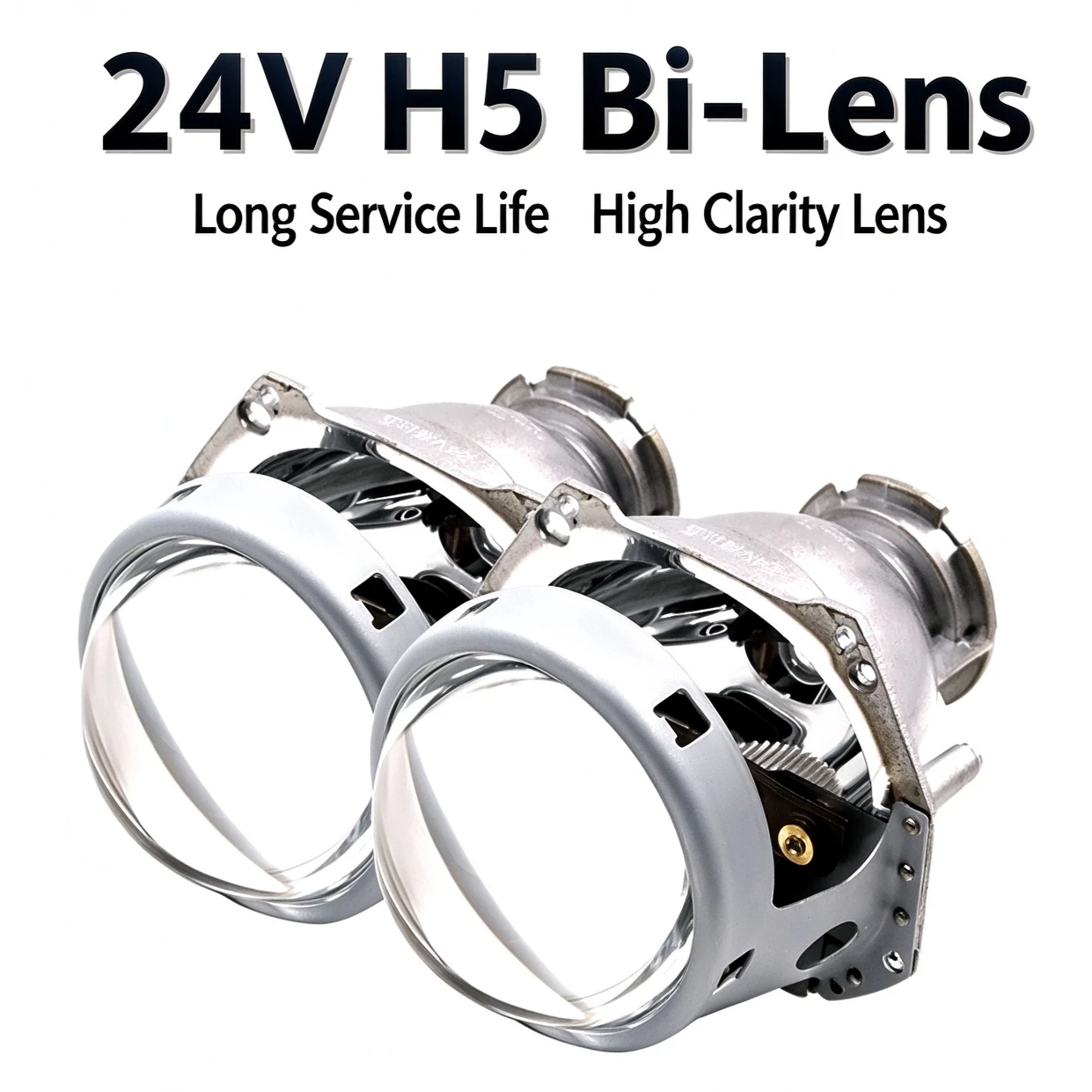 NXY H5 HID Bi LED Projector Lens 55W High Brightness Car Headlight Fast Start 12V 24V Dual Beam Automotive Retrofit Lamp