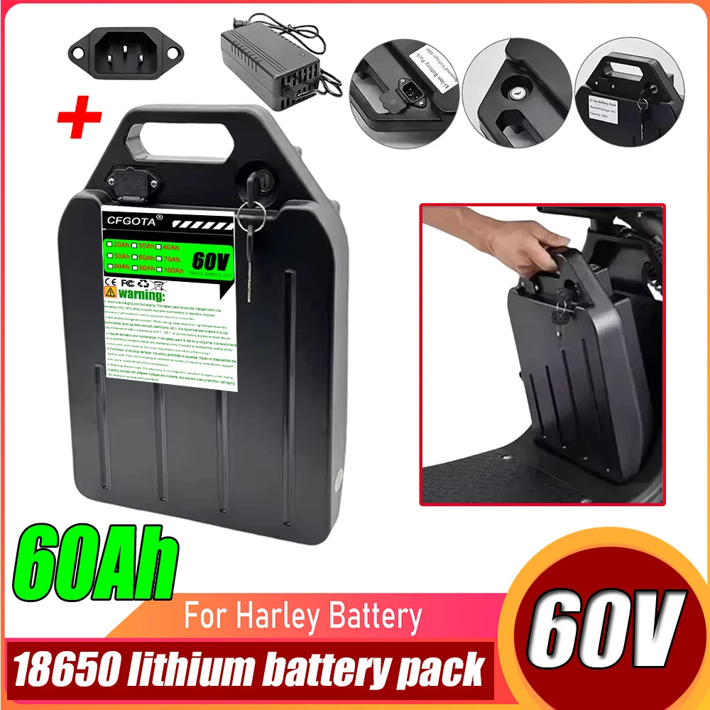 60V 50Ah Electric Scooter Battery - Electric vehicle lithium battery 60V 20Ah