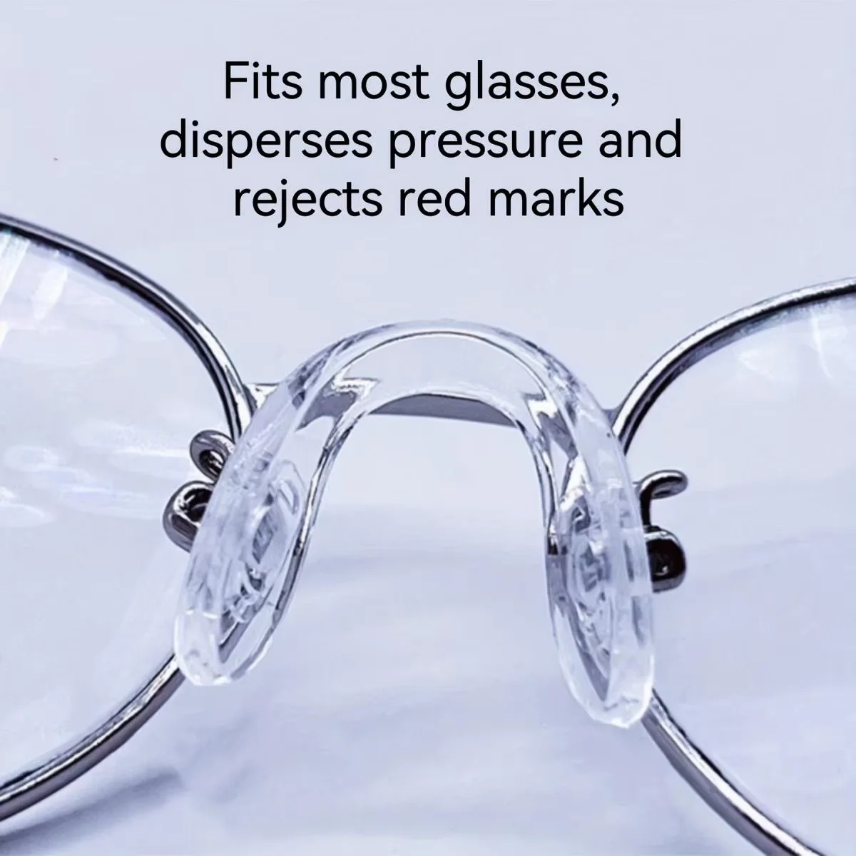 

1/2/4pc Ultra-Soft Silicone Eyeglass Nose Pads Comfort Fit Glasses Frame Accessories Anti-Slip Nose Pads for Sports & Daily Wear