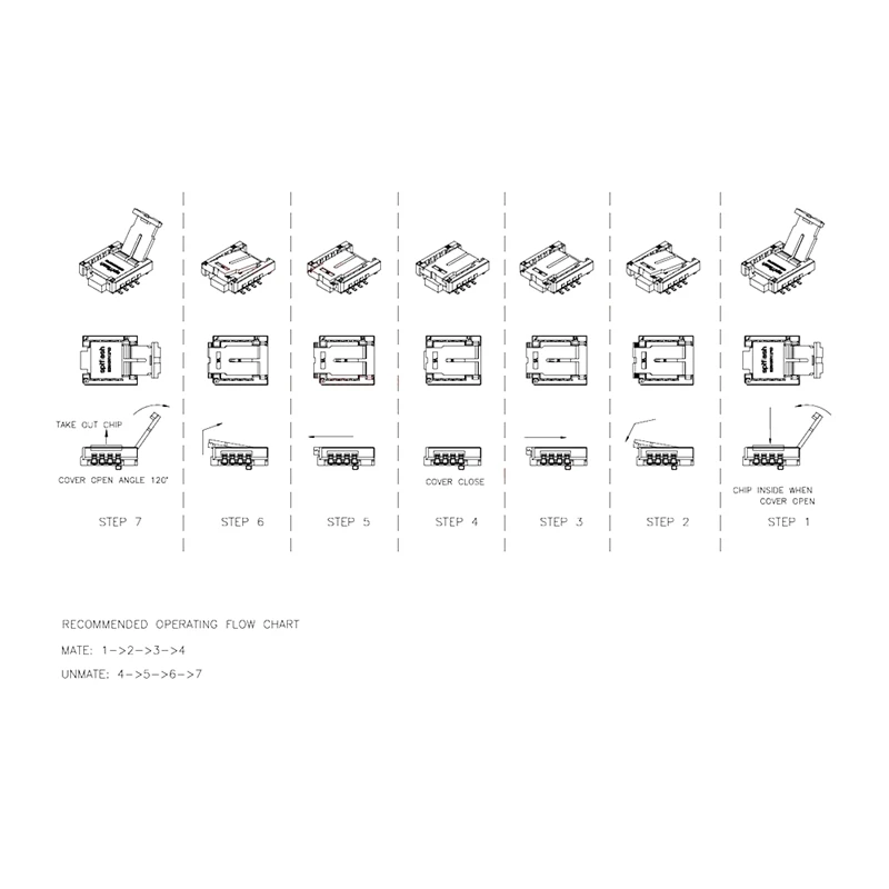 QFN8 /WSON8/MLF8/MLP8/DFN8 To DIP8 Two-In-One Socket/Adapter For Both 6X5mm And 8X6mm Chips SMT BIOS Flash Socket