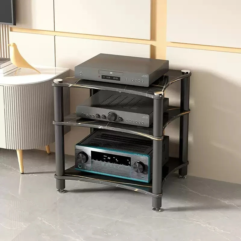Shockproof Audio Equipment Rack Cabinet For Amplifier Tube Amp Home Theater Meeting Room Stereo Device Storage Stand