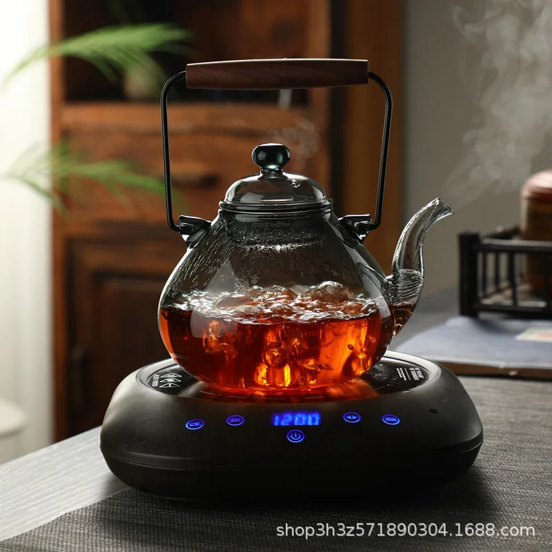 Collect handmade heat-resistant glass teapots, open flames, electric pottery stoves, water kettles, forget about worries, high-e