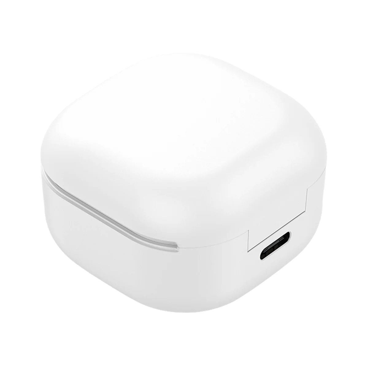 A14M Kotak Pengisi Daya Earphone Portabel Galaxy Buds FE Casing Pengisi Daya Pengganti Kotak Pengisi Daya Headphone Bluetooth Putih
