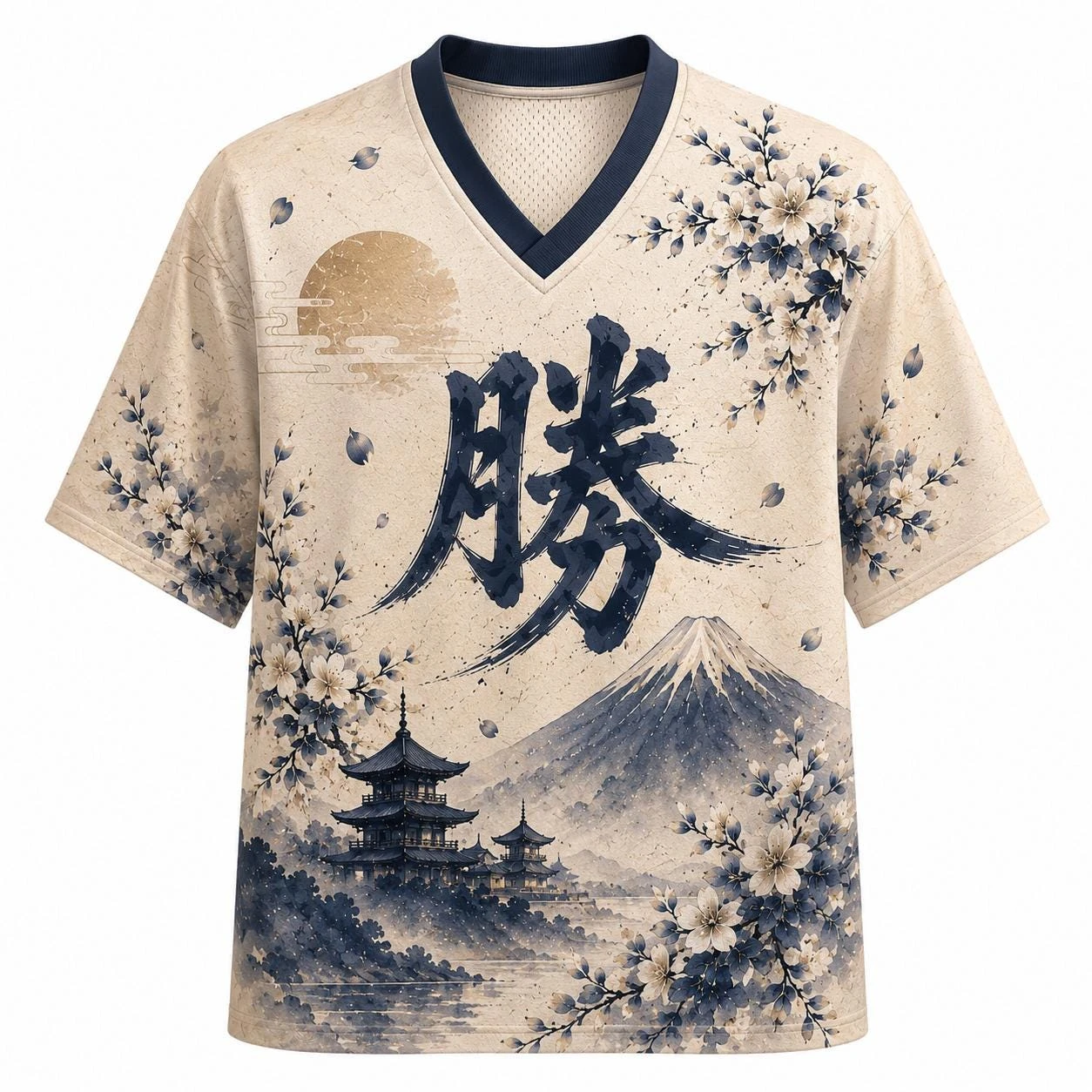2026 Sommer Mode Neuer Japanischer Stil Mount Fuji 3D-Druck Schnelltrocknend Outdoor Street Style Eltern-Kind T-Shirt Große Größen – Detail 4