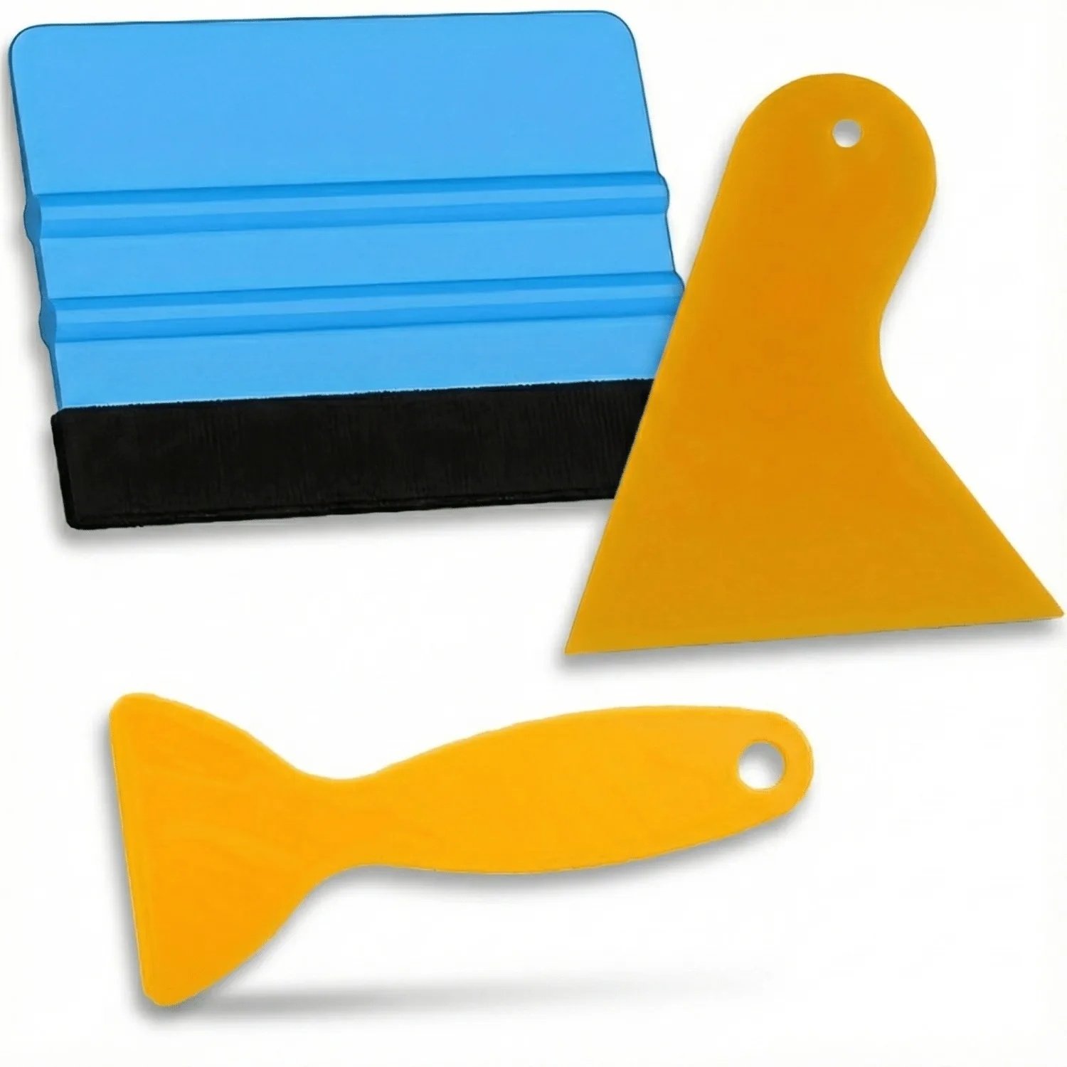 Car Tools Wrap Film Sticker Wrapping Tool Car Wrap Tool Vinyl Scraper Squeegee Set for Vehicle Window Tint Auto Accessories