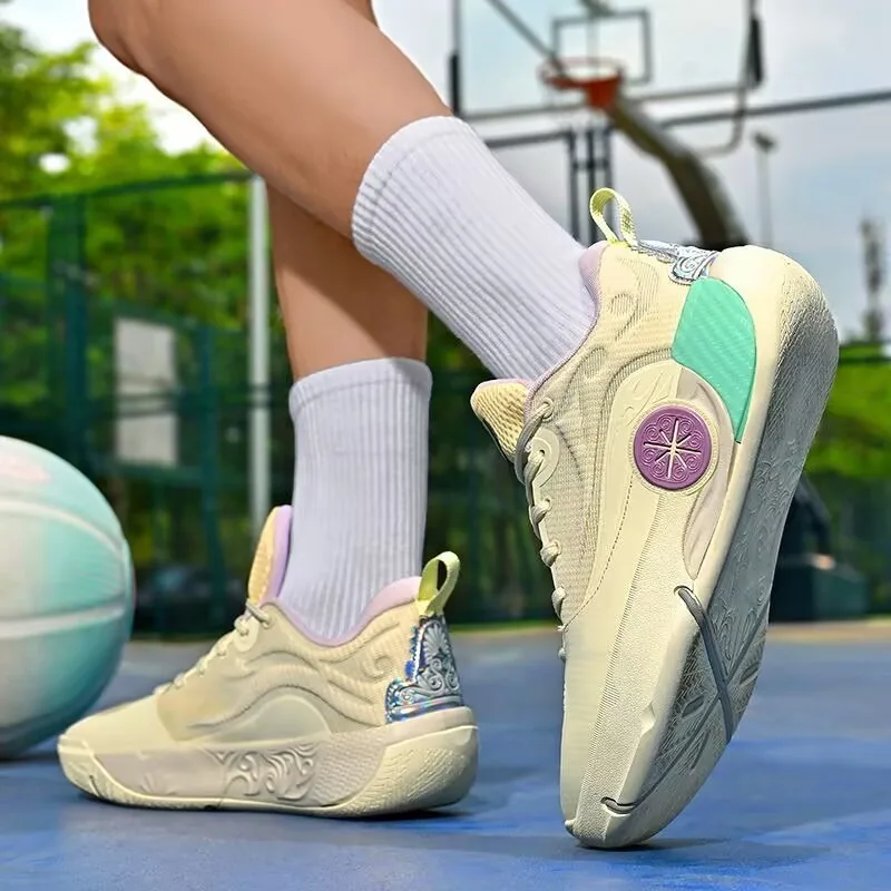 Original Brand Basketball Shoes Comfortable Outdoor Sport Shoes Anti-Slippery Training Shoes Hard-Wearing Sport Shoe Men Women
