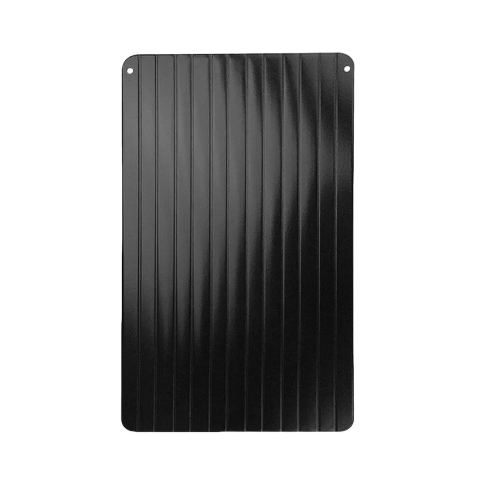 Aluminum Defrosting Tray for Meat Fish and Meals Quick Thawing Plate for Natural Thawing Without Energy Consumption
