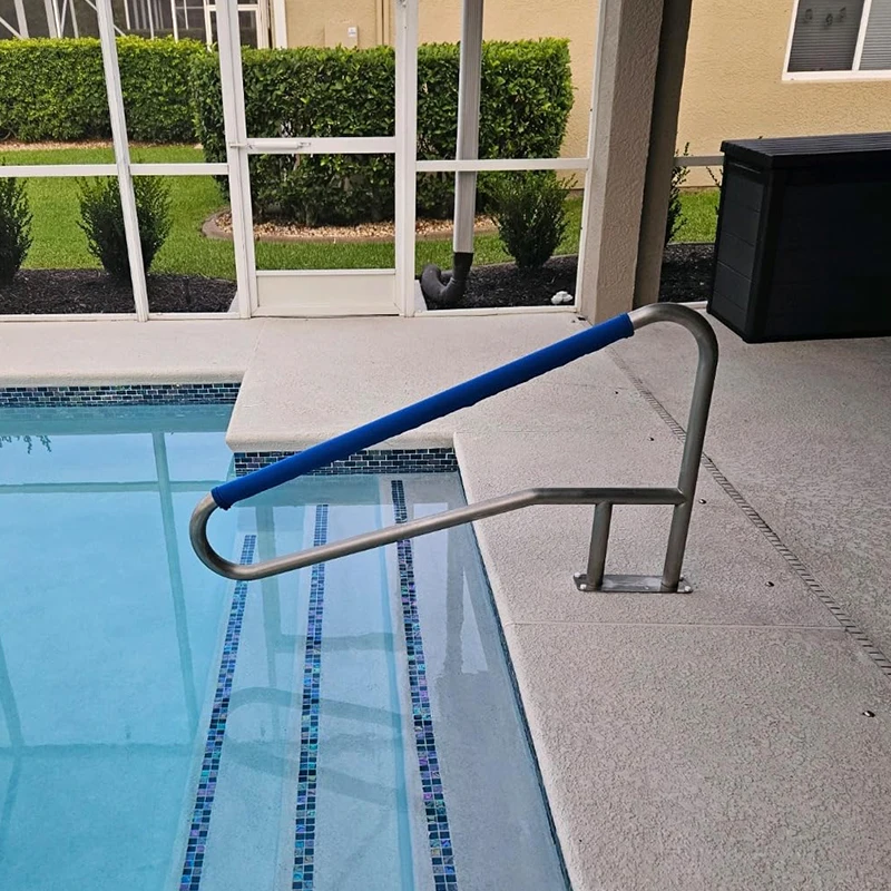 

304 stainless steel swimming pool handrail swimming pool escalator underwater handrail launching ladder 55 "* 32