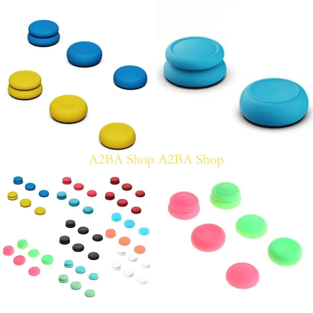 

A2BA 6 Pieces Thumb Grip Caps for Lite Controller Joystick Cover Thumbstick for Case Gamepad Accessories