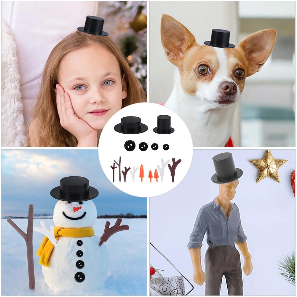 

DIY Material Kit Christmas Craft Snowman Decorating Making Ornament Plastic Crafts