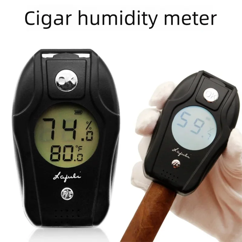 

Cigar Humidity Measuring Instrument Cigarette Internal Humidity Measuring Instrument Humidity Detection Meter With Needle Tool