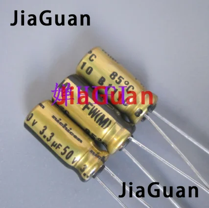 200pcs NEW NICHICON FG 50V3.3UF 5X11MM 3.3uf/50v audio Electrolytic Capacitor 50V 3.3uF filter amplifier