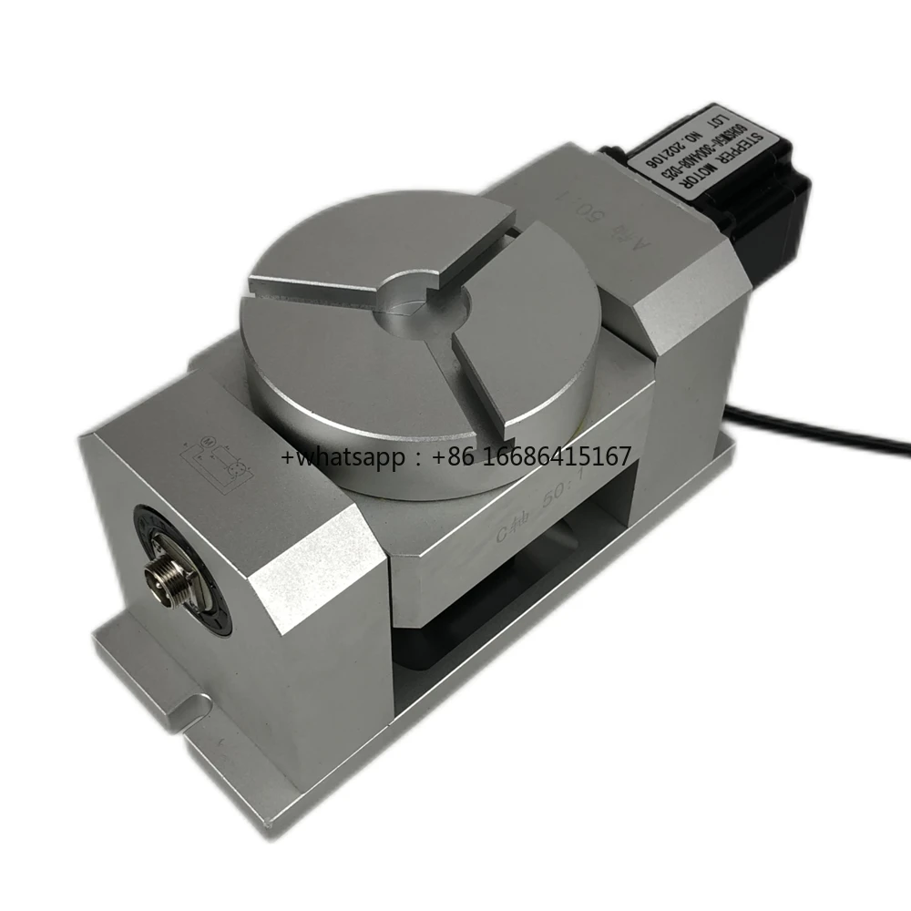 

Center Height 85MM CNC 4th 5th Axis Rotary Axis CNC Dividing Head Reduction Ratio 50:1 Harmonic Reducer Gearbox Mo Hysteresis