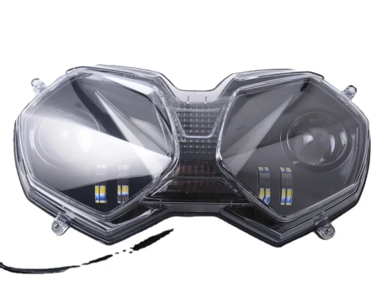 LED motorcycle headlight  with Angel Eyes Replacement Headlamp For Triumph tiger 800 motorcycle