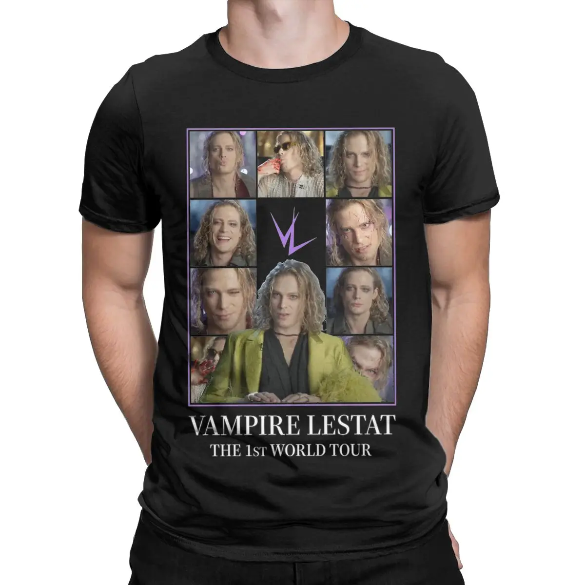 Summer Vampire Lestat Concert Interview With The Vampire Men Women's T Shirts Outfit Funny Tees T-Shirt Cotton Printed Clothes