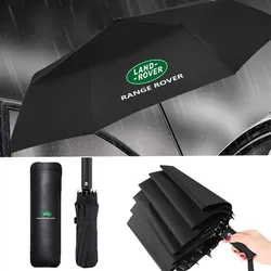 Car Folding Umbrella Portable Automatic Windproof Sunshade For Land Rover Range Rover Evoque Velar Defender Discovery Freelander