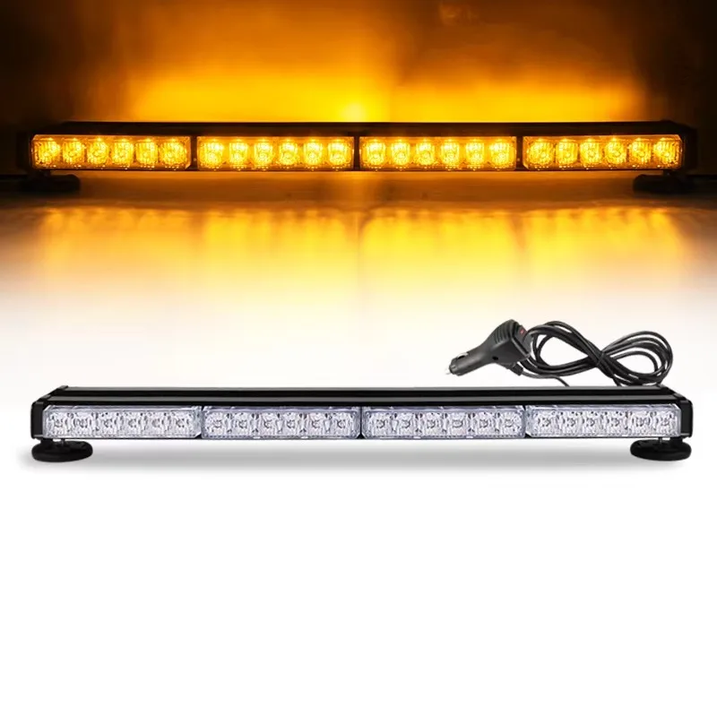 Light Emitting Diode Strobe Warning Light Strip Double Sided Car Truck Off-Road Roof