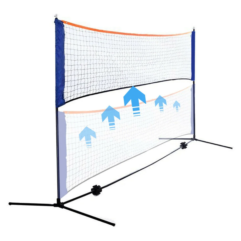 

Adjustable Foldable Volleyball Soccer Football Pickleball Tennis Easy Setup Badminton Net for Training