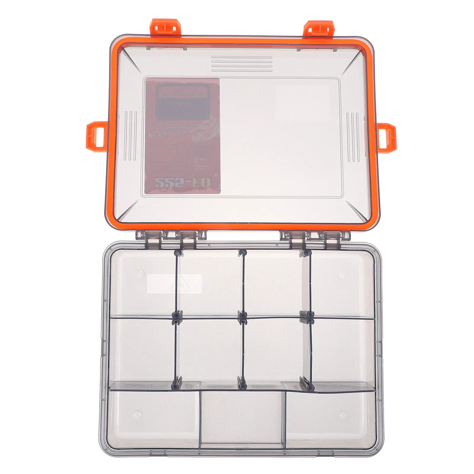 

1Pcs Fishing Tool Storage Container Large Capacity Waterproof Tackle Box for Outdoor Fishing Gear Portable Accessory Holder with