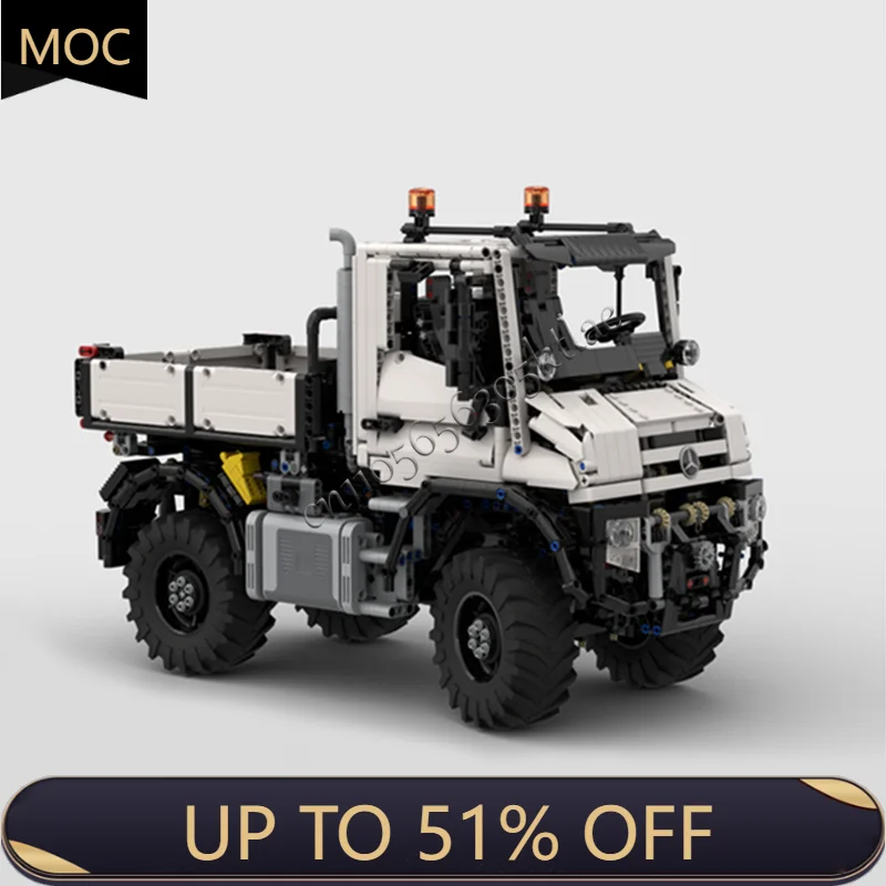 

3465 шт. MOC City Engineering Off Road версия сельскохозяйственный грузовик модель технологии строительные блоки креативные игрушки рождественские подарки