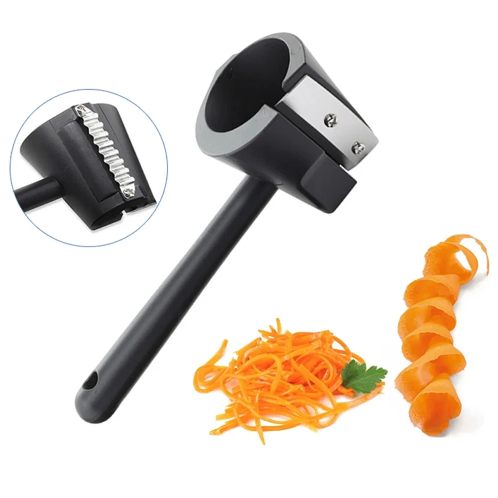 

Multi Use Spiralizer and Shredder Tool for Vegetables Fruit Makes Fun Ribbons Curly Fries Easy To Use Manual Kitchen Gadget