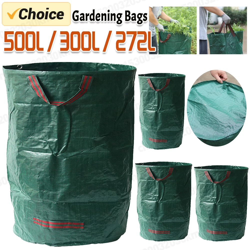

Garden Waste Bag Large Capacity Garden Bag Reusable Waterproof Leaf Sack Storage Collection Container for Yard Leaf Storage Bag