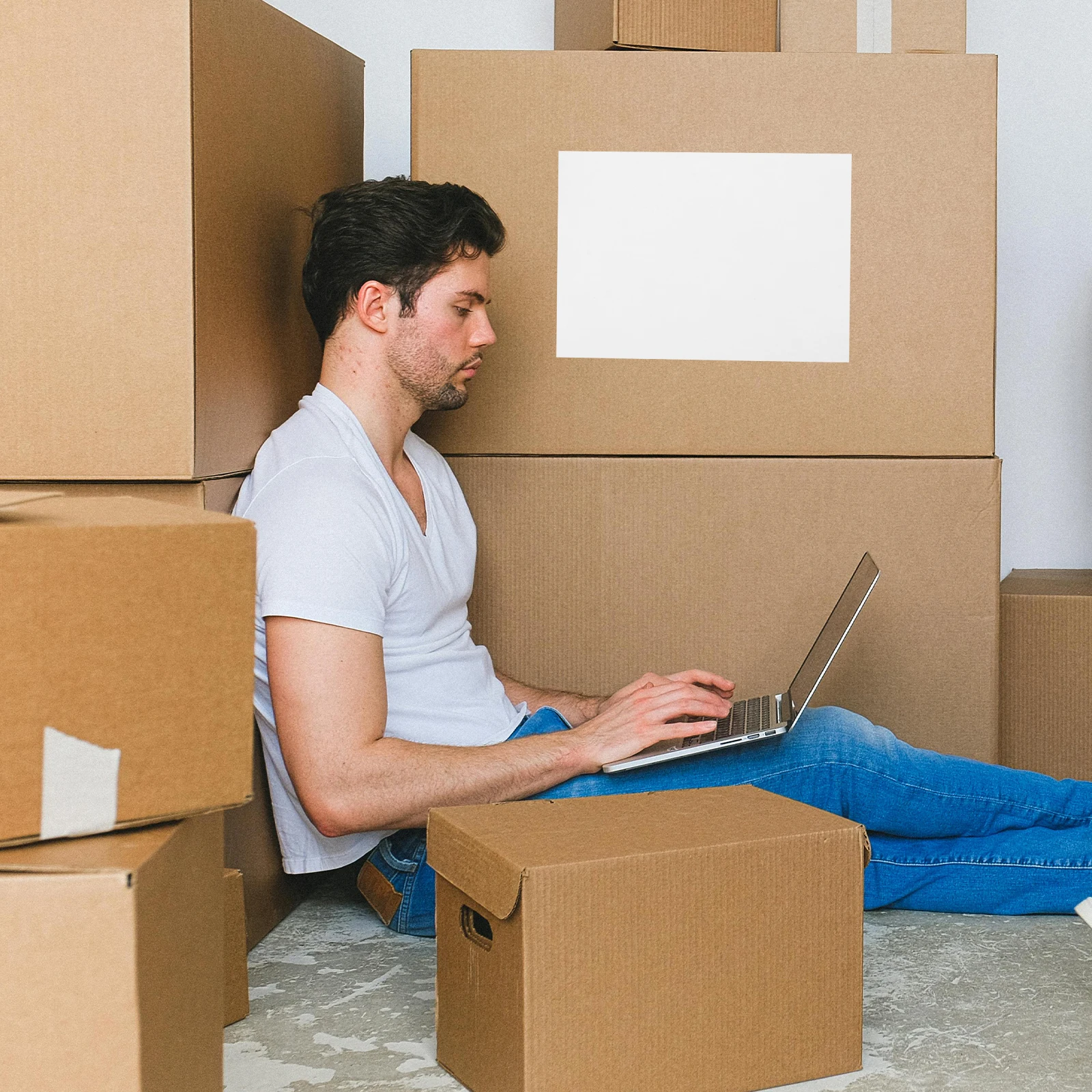 100 Sheets A4 Sticker Paper Matte Self Adhesive Labels Blank Photo Copy Tear Resistant Removable Large Printable Sheets Sticker