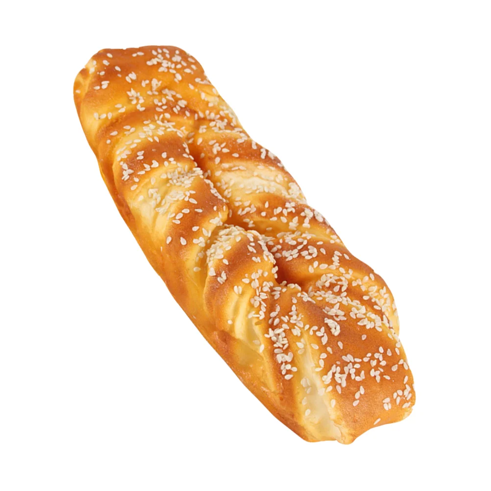 Cartoon Simulated Bread Decor Artificial French Loaf Pu Simulation Food Model Chic Photo Prop