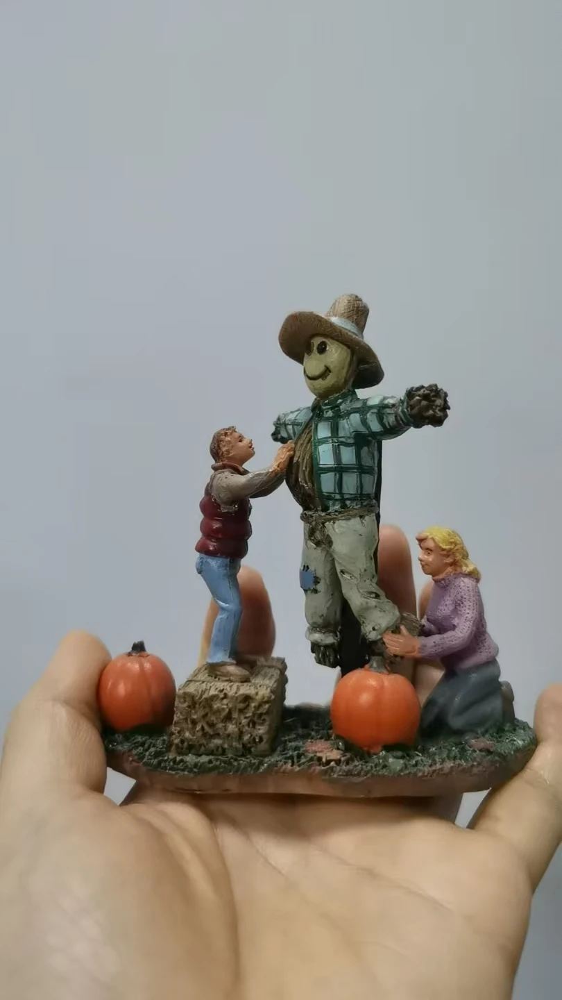 

фигурка из смолы, психический психологический песочный стол, игровая коробка, корт-терапия, пугало