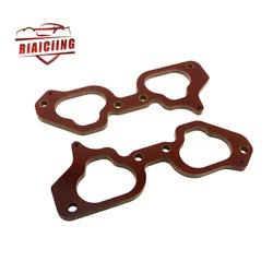 Phenolic Spacer Pair 8mm Thick for 02-14 Subaru WRX 04-15 STi 05-12  intake manifold  air intake  automotivo acessorios